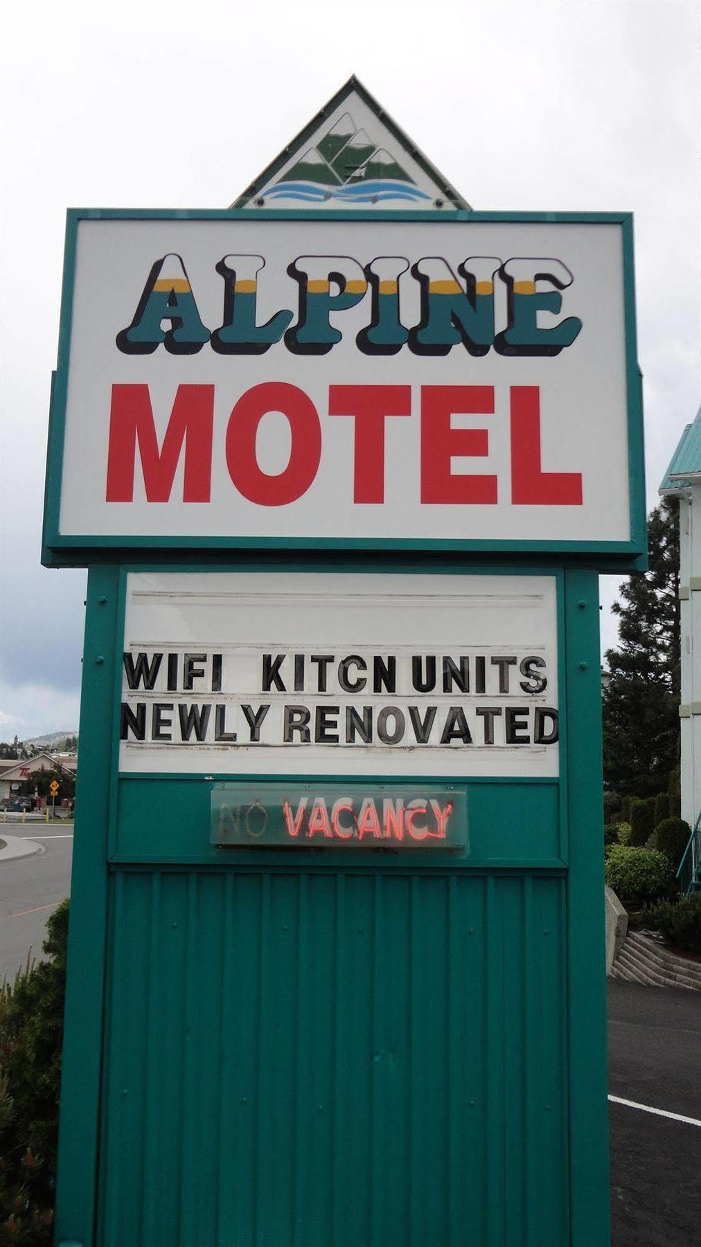 Alpine Motel Kamloops Eksteriør bilde